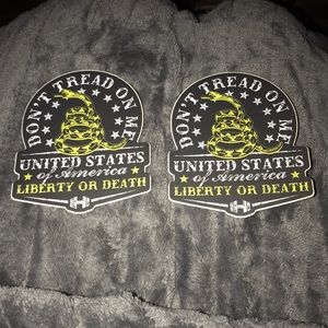Don’t tread on me United States of America Liberty or Death 2 stickers New